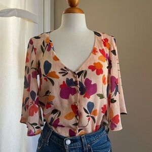 Promod Floral Blouse
